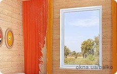 Глухое окно 700*1400 АЛМпласт Делюкс, наружная ламинация.